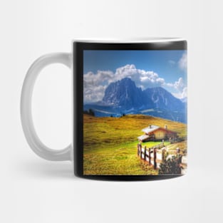 A-picturesque-scene-of-a-wooden-fence Mug